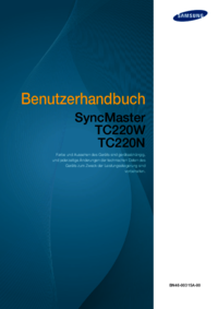 Um das Dokument anzuzeigen Samsung TC220W Bedienungsanleitung